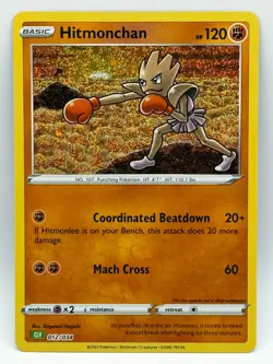Hitmonchan - 012/034 - Trading Card Game Classic - Near Mint - Image 1