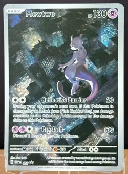 2023 Pokemon Scarlet & Violet 151 Mewtwo Holo SVP 052 Black Star Promo - Image 1