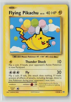 Flying Pikachu #110/108 XY - Evolutions Pokemon - Image 1