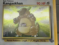 Pokemon TCG Kangaskhan 1999 Jungle Holo Rare #5/64 WOTC MISCUT ERROR Vintage - Image 5