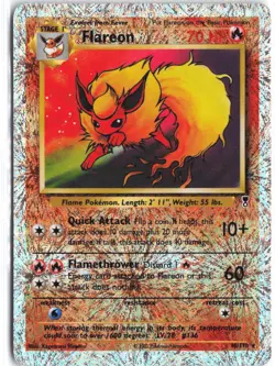 Flareon 10/110 Holo Rare Legendary Collection Pokemon Reverse Holo HP - Image 1