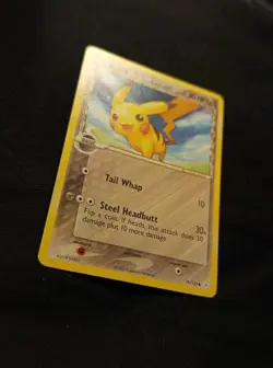 Pokemon "Pikachu" 79/110 - Set:EX Holon Phantoms (Delta Species) English - Good - Image 3