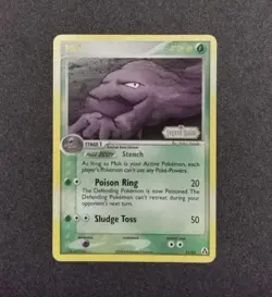Pokemon TCG Muk Reverse Holo Rare EX 11/92 EX Legend Maker Stamped - Image 2