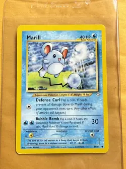 Marill 66/111 Neo Genesis Pokemon MP (see photo) - Image 1