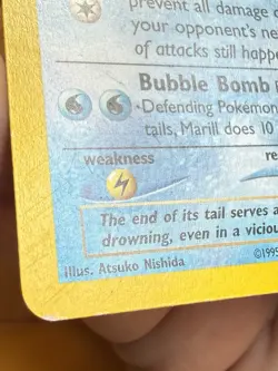 Marill 66/111 Neo Genesis Pokemon MP (see photo) - Image 4