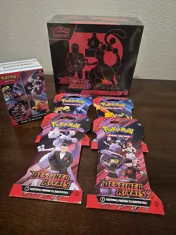 Pokemon💥Destined Rivals💥Factory Sealed Lot💥 ETB , Booster Bundle, 4 Sleeved💥 - Image 1