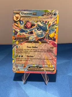 Glaceon ex - (Prismatic Evolutions Stamp) 026/131 PRE Surprise Box Promo Pokemon - Image 1