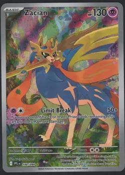 Zacian 100/094 Illustration Rare Phantasmal Flames Pokemon NM - Image 1