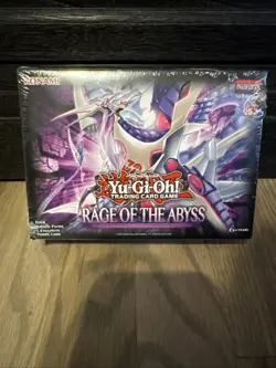 Yugioh Rage Of The Abyss 1st Edition English 4 Pack 9 Card Box Factory Sealed - Image 1