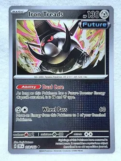 Iron Treads 118/162 Uncommon Reverse Holo Temporal Forces Pokemon - Image 1