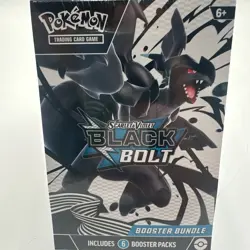 Pokemon TCG Scarlet & Violet Black Bolt Booster Bundle New Sealed - Image 1