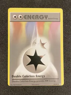 Pokemon Double Colorless Energy Miscut Error XY Evolutions 90/108 *LP* 2016 - Image 1