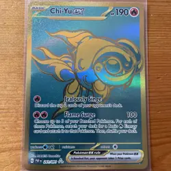 Chi-Yu ex 241/091 Hyper Rare Paldean Fates Pokemon Near Mint - Image 1