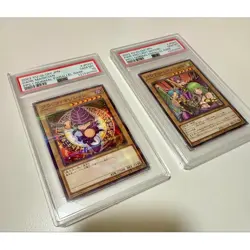 PSA 10 Dark Magician & Per.Pro Lady Sisters JP001-2 N-Parallel Rare YuGiOh Japan - Image 1