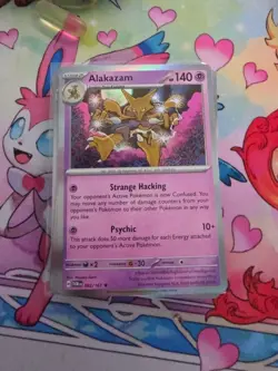 Pokemon TCG Alakazam Scarlet & Violet-Twilight Masquerade 082/167 Holo Rare - Image 1