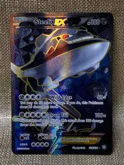 Pokemon Steelix EX 108/114 Full Art Holo Steam Siege - Image 1