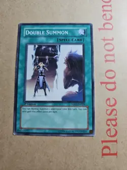 Yugioh card - Double Summon - 5DS1-EN029 1ST EDITION - Image 1