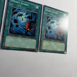 Yugioh! 3x Heavy Storm SD04, 09 & 10 Common 1st Edition LP Playset! - Image 4