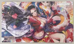 One Piece Card Game 2nd Anniversary Boa Hancock Exclusive Playmat ( Unused ) - Image 1