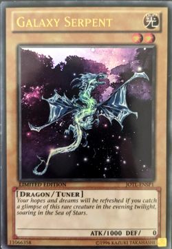 Galaxy Serpent - Ultra Rare JOTL-ENSP1 Limited Edition YuGiOh TCG Card - Image 1