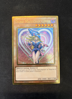 Yu-Gi-Oh! Dark Magician Girl MVP1-ENG56 1st Edition Gold Rare NM - Image 1