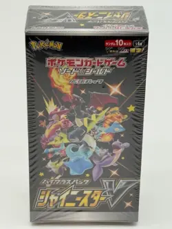 Pokemon Shiny Star V Card Game Sword & Shield High Class Pack Box - Image 1