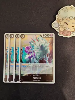 4x OP16-096 Yamato R Playset -One Piece TCG- The Time of Battle English - Image 1