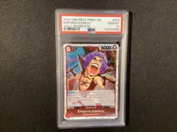 2024 ONE PIECE PRB01 EN EMPORIO.IVANKOV JOLLY ROGER FOIL OP06-003 PSA 10 POP 1 - Image 1