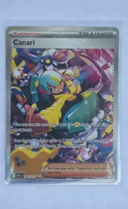 Canari SIR Pokemon Ascended Heroes 291/217 Special Full Art Holo MINT PACK FRESH - Image 1