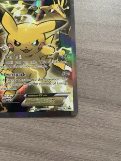 Pokemon TCG Pikachu EX XY124 Black Star Promo Card - Image 5
