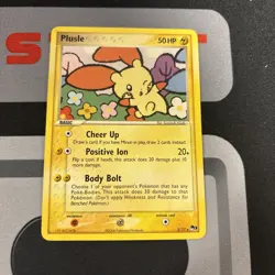 Pokemon Card Plusle Non-Holo LP POP Series 3 005/017 - Image 1