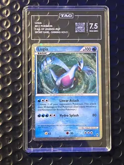 TAG 7.5 Lugia (Shiny) SL7 Call of Legends 2011 Holo Pokemon Card - Image 3