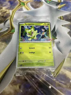 Pokemon TCG Sprigatito 191 SVP Promo Stamped Horizons Series Sealed Card - Image 2