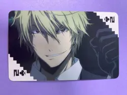 Anime Playing Card Durarara!! Shizuo Heiwajima 2 of Clubs 2010 Japanese F/S - Image 1
