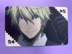 Anime Playing Card Durarara!! Shizuo Heiwajima 2 of Clubs 2010 Japanese F/S - Image 2