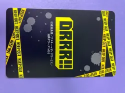 Anime Playing Card Durarara!! Shizuo Heiwajima 2 of Clubs 2010 Japanese F/S - Image 4