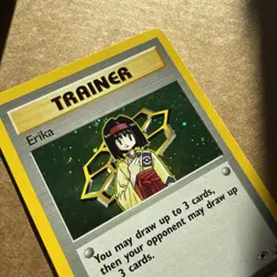 Erika 16/132 Pokemon TCG Gym Heroes Holo Rare - NM - Image 2