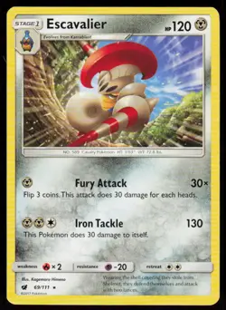 Escavalier 69/111 Rare Crimson Invasion Pokemon Near Mint - Image 1