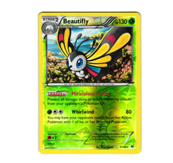 Pokemon Beautifly 5/108 Roaring Skies Reverse Holo [LP] - Image 1