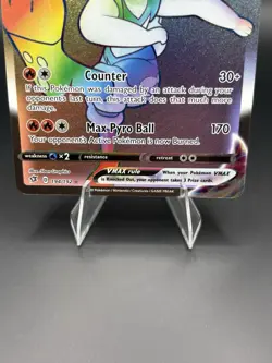 Pokemon TCG Cinderace VMAX 194/192 Swsh02 Rebel Clash Secret Full Art Holo - NM - Image 3