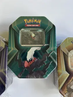 3X Pokemon TCG Factory Sealed Triple Whammy Tins Lot Set-Destined & Journey Pack - Image 3
