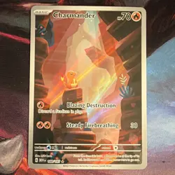 Charmander 168/165 Illustration Rare Holo SV151 English Pokemon TCG - Image 1