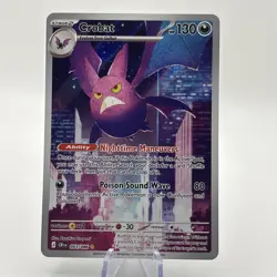 Pokemon TCG: Crobat (Illustration Rare) - 93/86 - ME: Chaos Rising - NM - Image 1