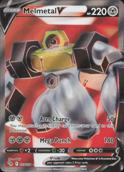 Melmetal V 075/078 Ultra Rare Pokemon GO Pokemon Near Mint - Image 1