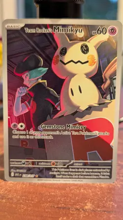 Pokemon Ascended Heroes Team Rocket’s Mimikyu 238/217 Illustration Rare NMT - Image 1