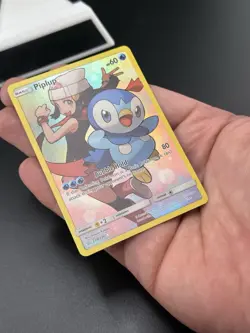 Pack Fresh Mint Pokemon Piplup 239/236 Sm-Cosmic Eclipse Holo NM +!!! Card 2019 - Image 3