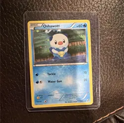 Pokemon TCG Oshawott 27/114 Black & White Common Regular Basic 60 HP - Image 1