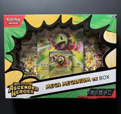 Pokemon TCG - Mega Evolution - Ascended Heroes - Mega Meganium EX Box - New - Image 1