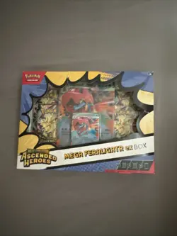 Pokemon TCG: Mega Evolution Ascended Heroes |Mega Feraligatr EX Box NEW + SEALED - Image 1