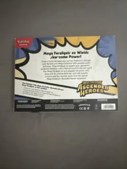 Pokemon TCG: Mega Evolution Ascended Heroes |Mega Feraligatr EX Box NEW + SEALED - Image 2